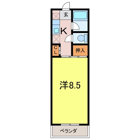 パレスM&Kの物件間取画像